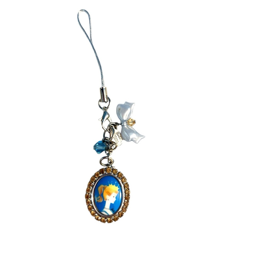 Rare Tarina Tarantino Vintage Barbie Classic Swarovski Phone Charm